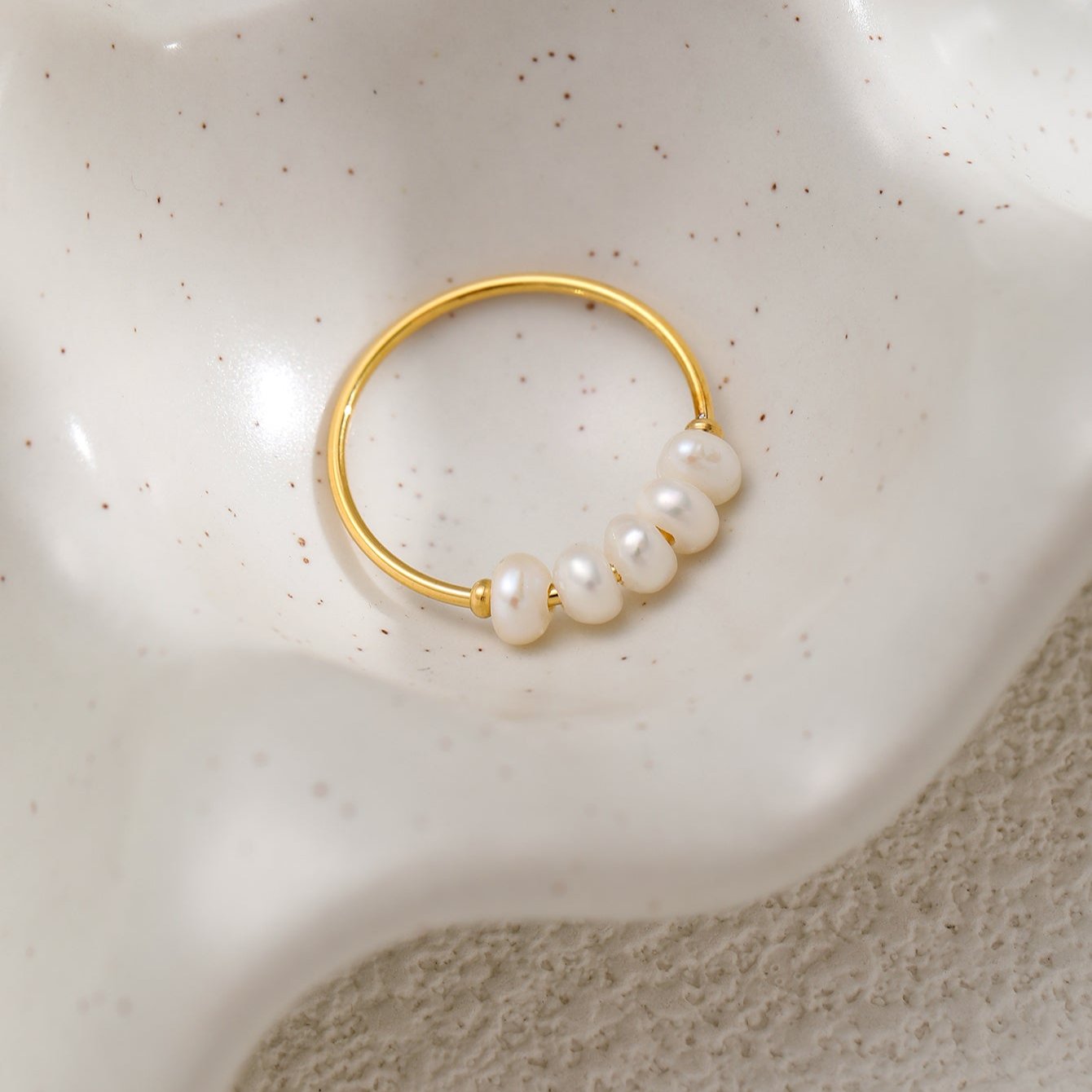 Dove Pearl Ring