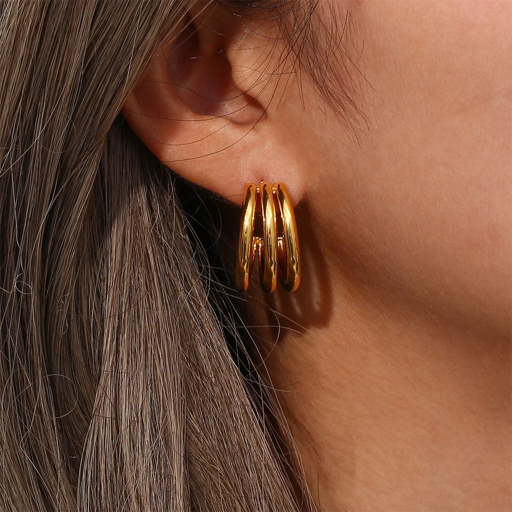 Leona Layered Earrings