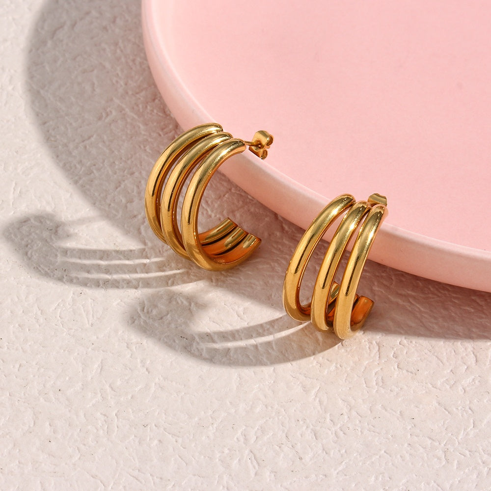 Leona Layered Earrings