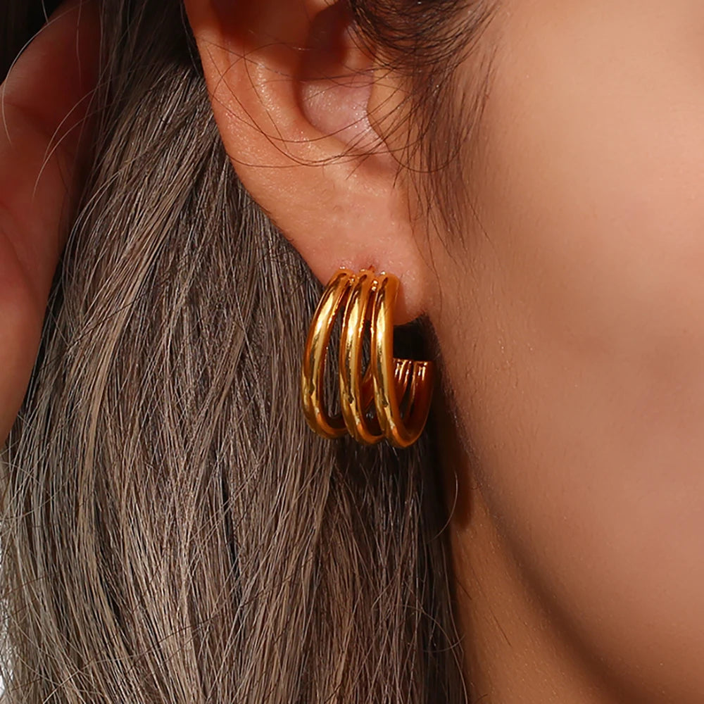 Leona Layered Earrings