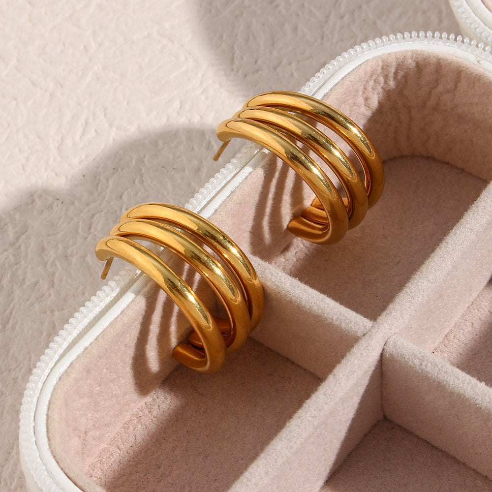 Leona Layered Earrings