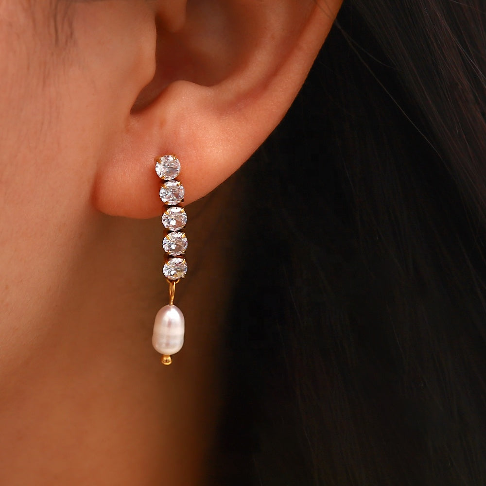 Parker Ethereal Pearl Drop Earrings