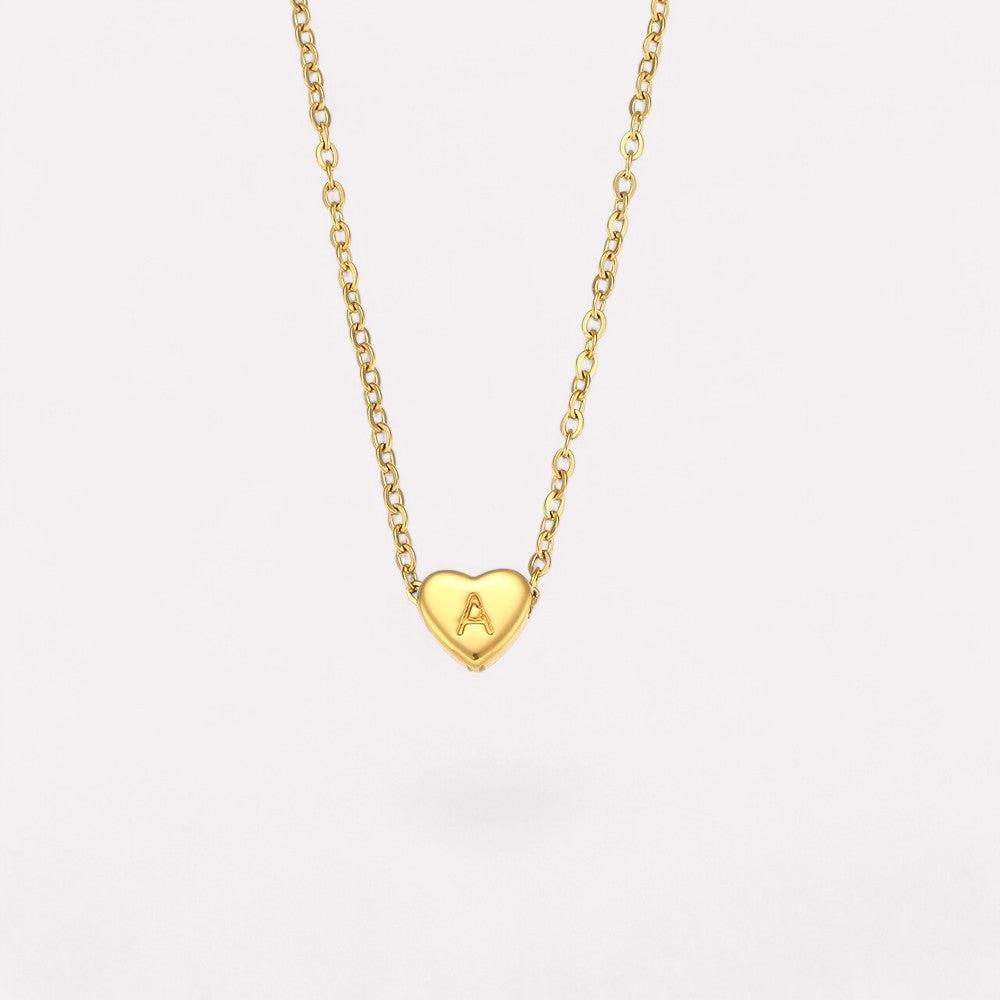 Dainty Heart Personalized Necklace