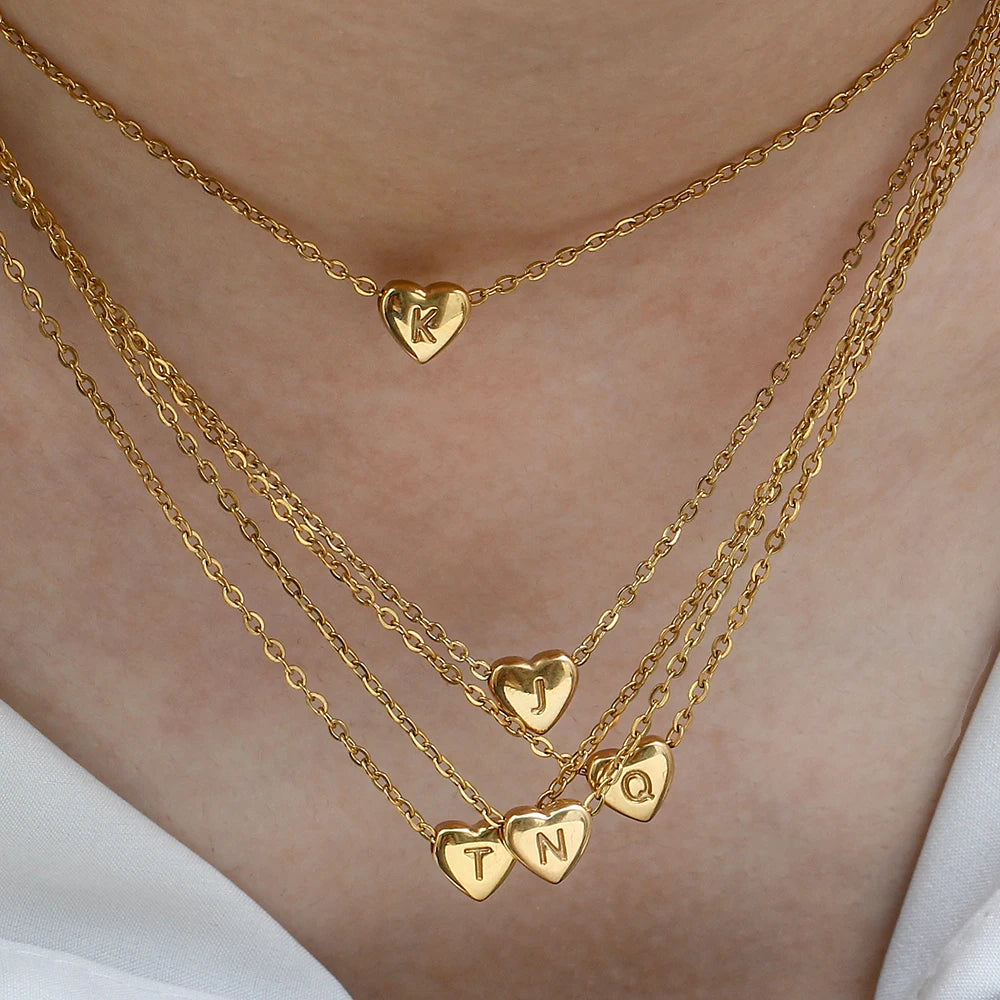 Dainty Heart Personalized Necklace