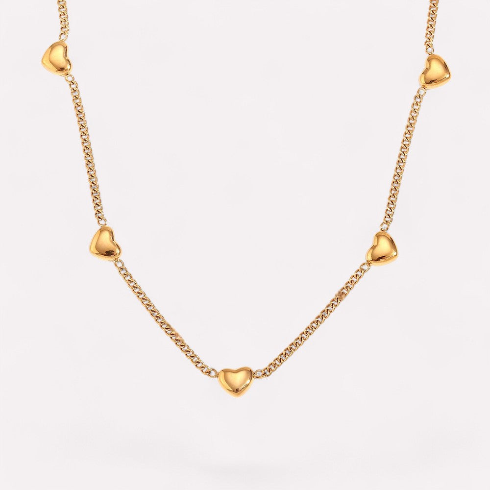 Astrid Hearts Necklace