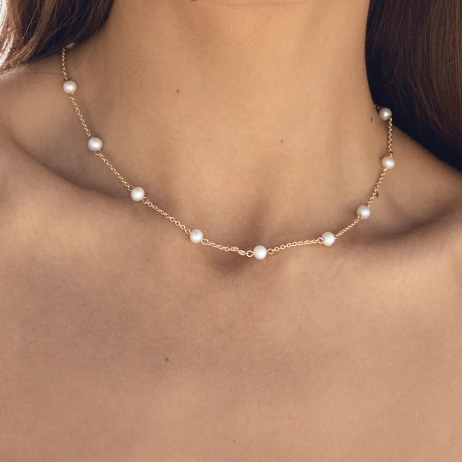 Aurélie Pearl Grace Necklace