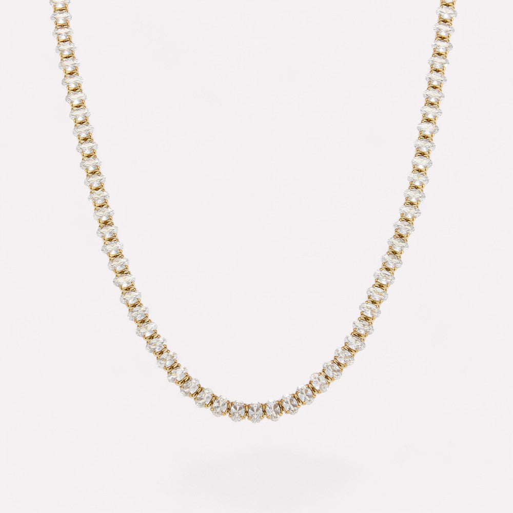 Astrid Riviera Necklace (Oval 4mm)