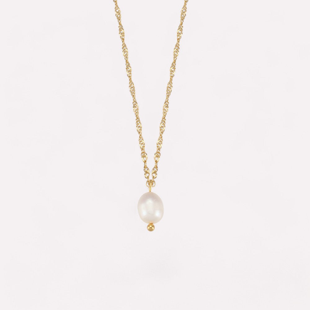 Sienna Pearl Essence Necklace