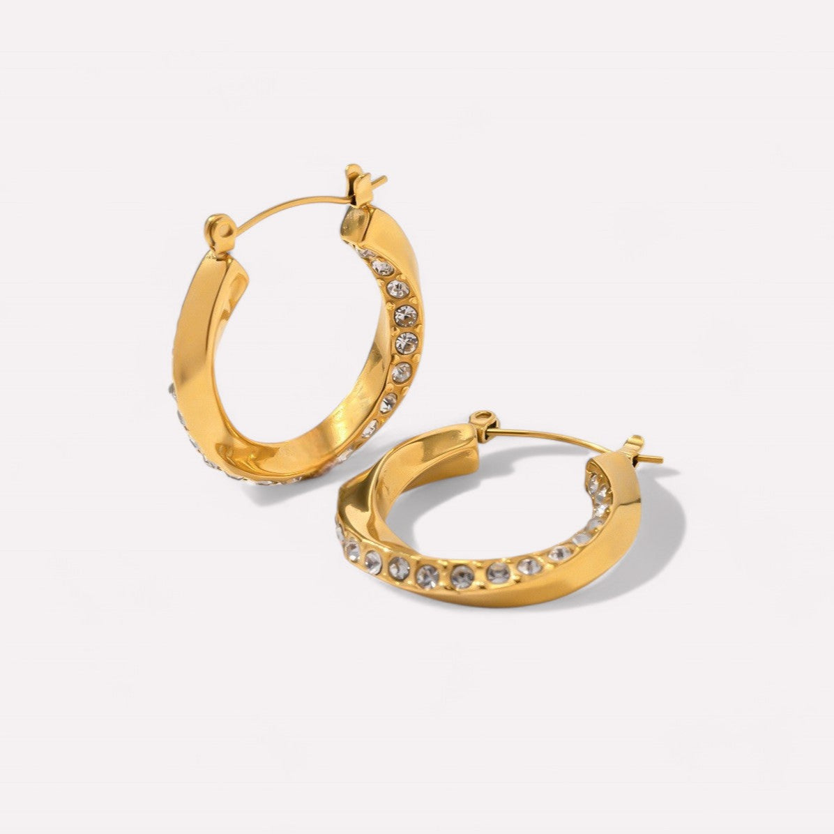 Bella Shimmer Hoops