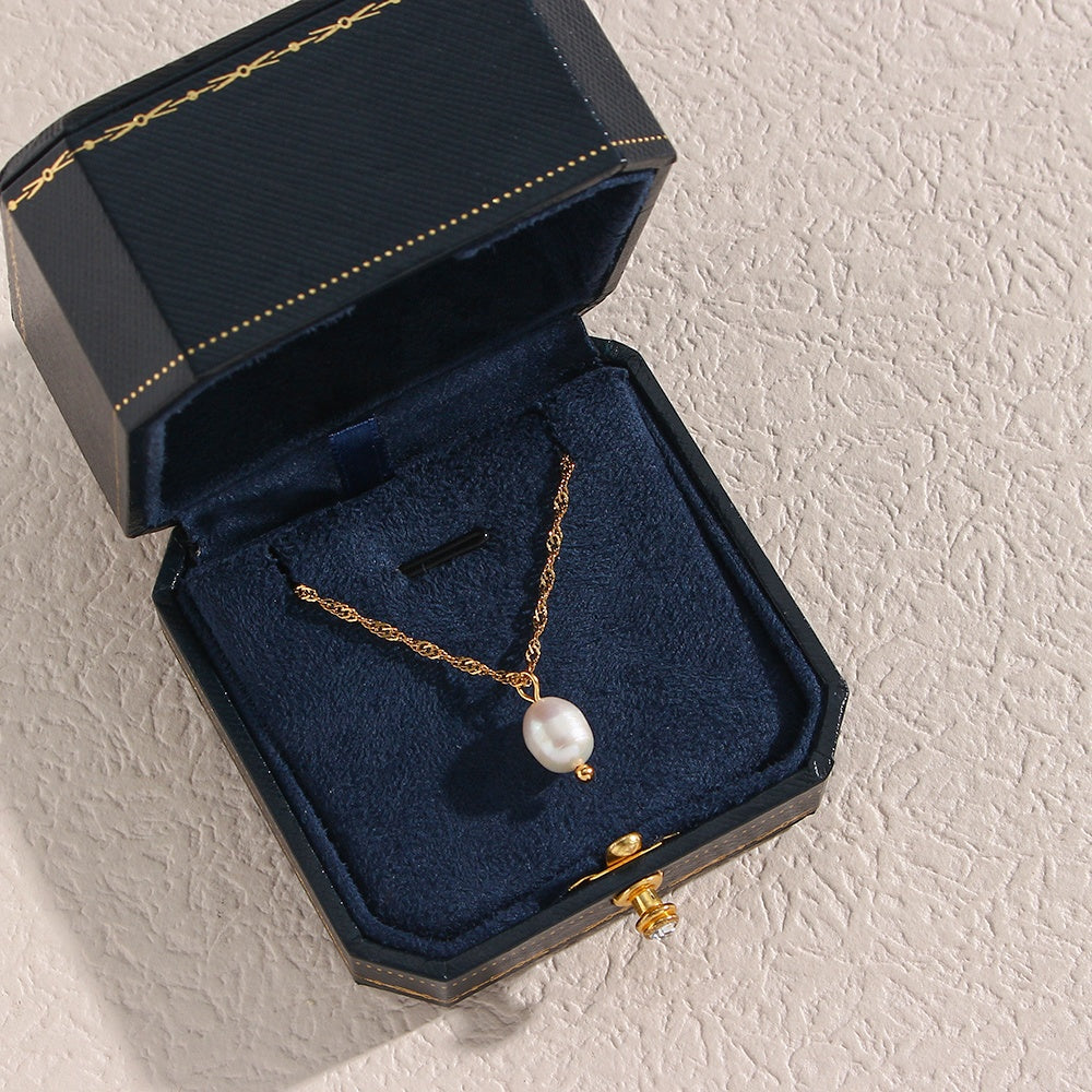 Sienna Pearl Essence Necklace