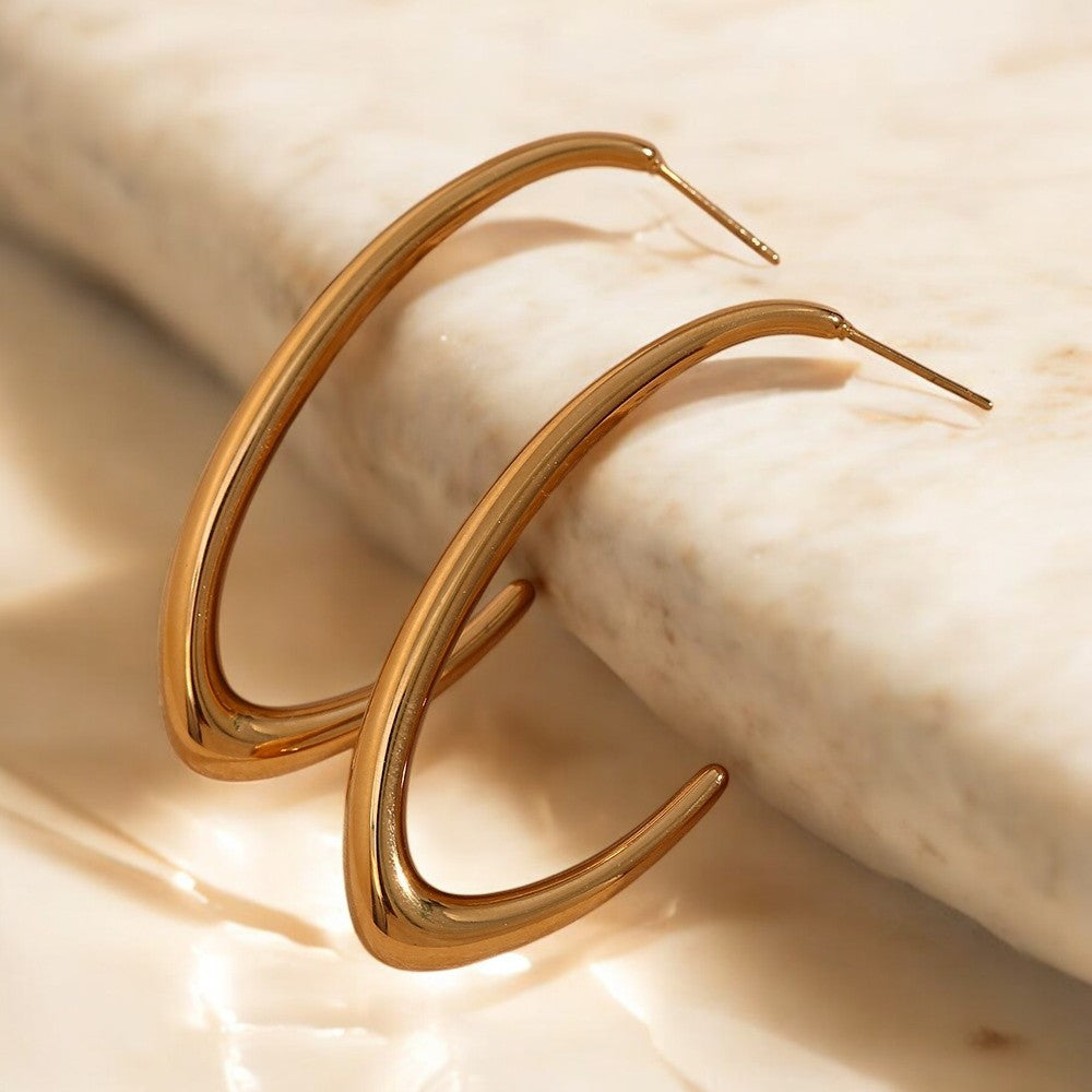 Colette Crescent Hoops