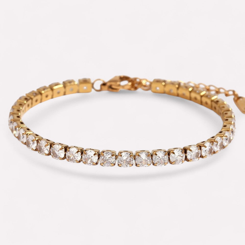 Estelle Tennis Bracelet (4mm Round)