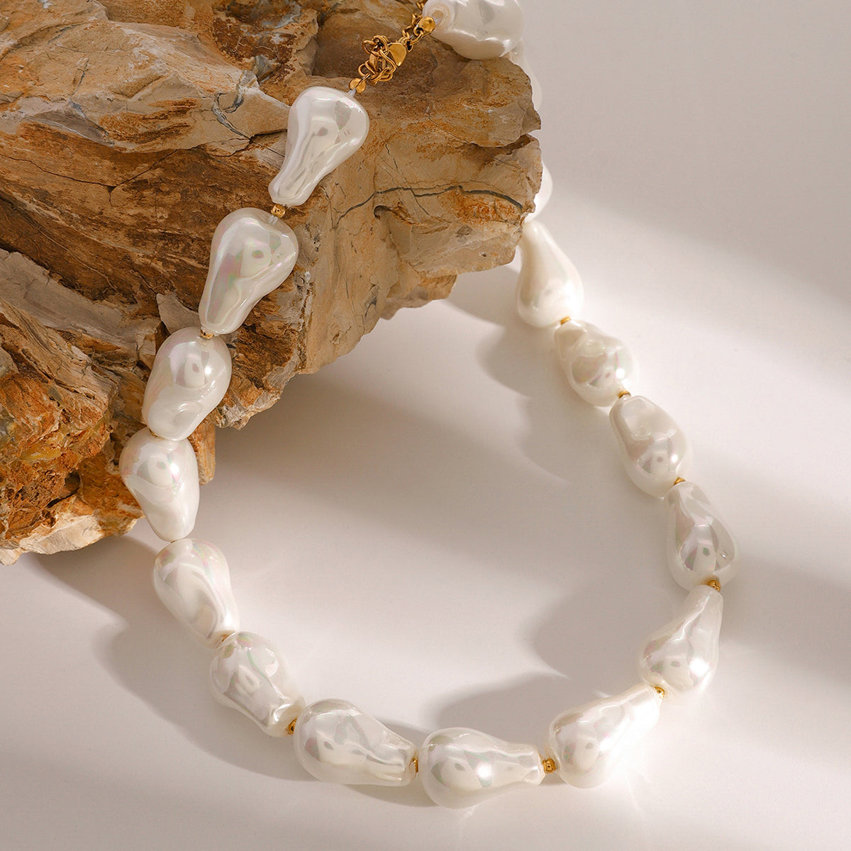 Hannah Baroque Pearl Necklace