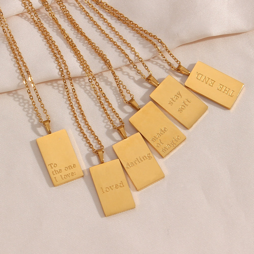 "Stay Soft" Necklace