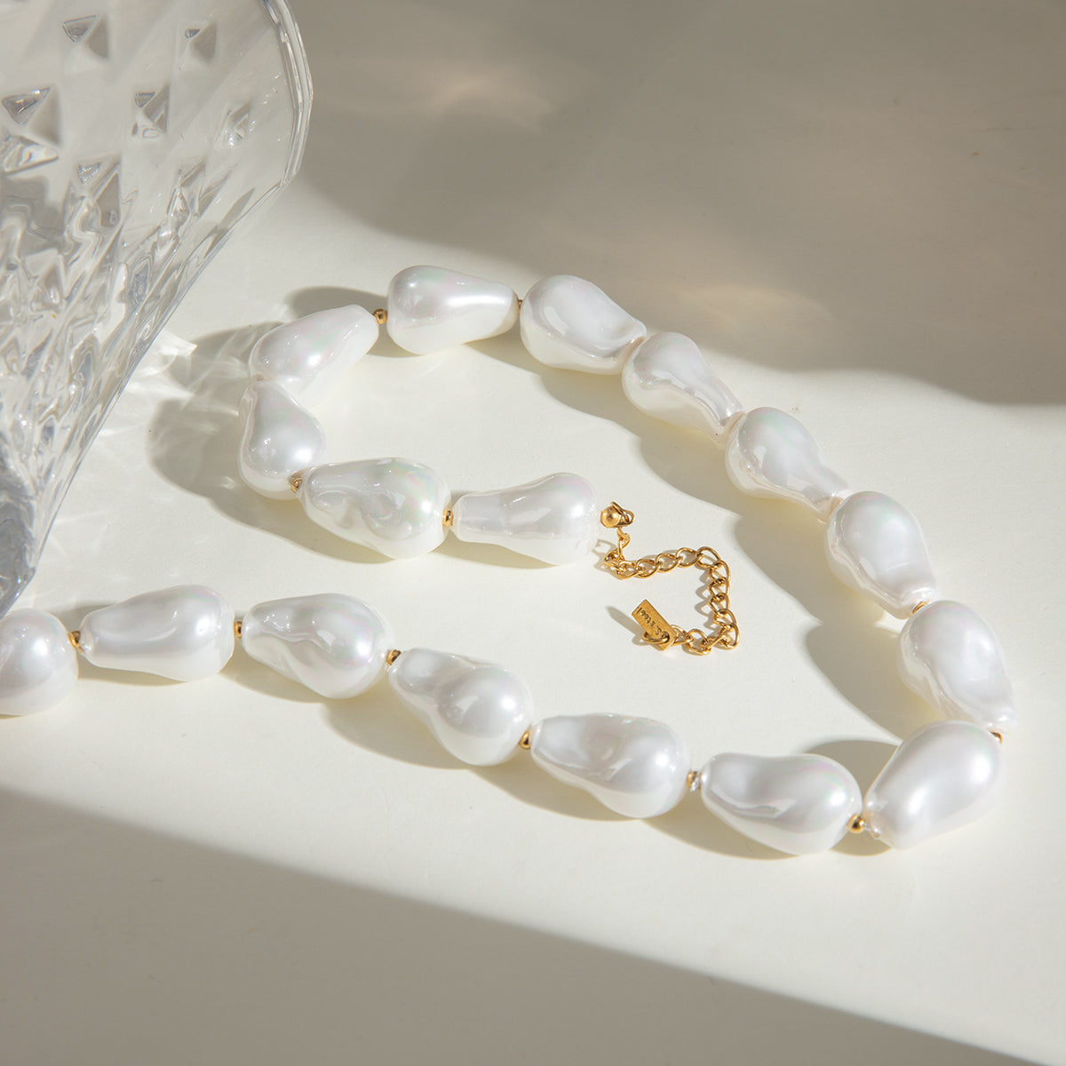 Hannah Baroque Pearl Necklace